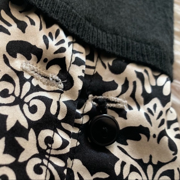 professional black ann taylor long sleeve top - Picture 3 of 4